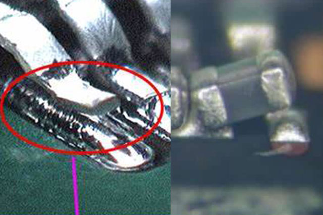 SMT生產線中翹腳和立碑有什么區別